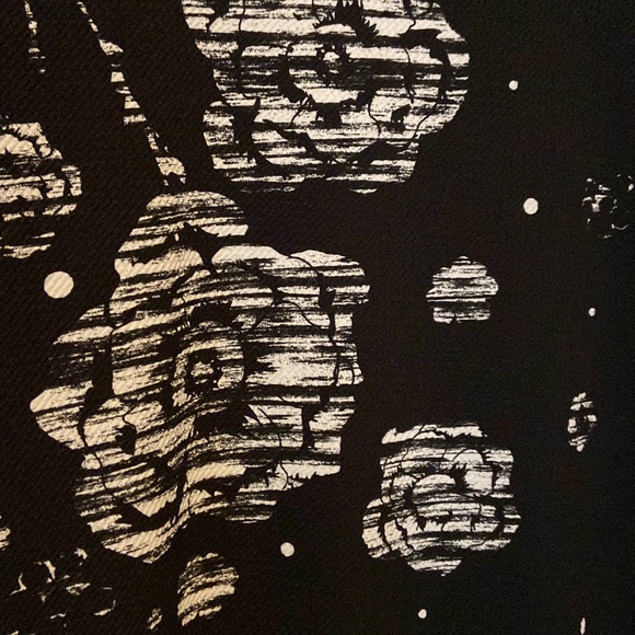 EUC Lularoe Ana black & white floral - Picture 2 of 4